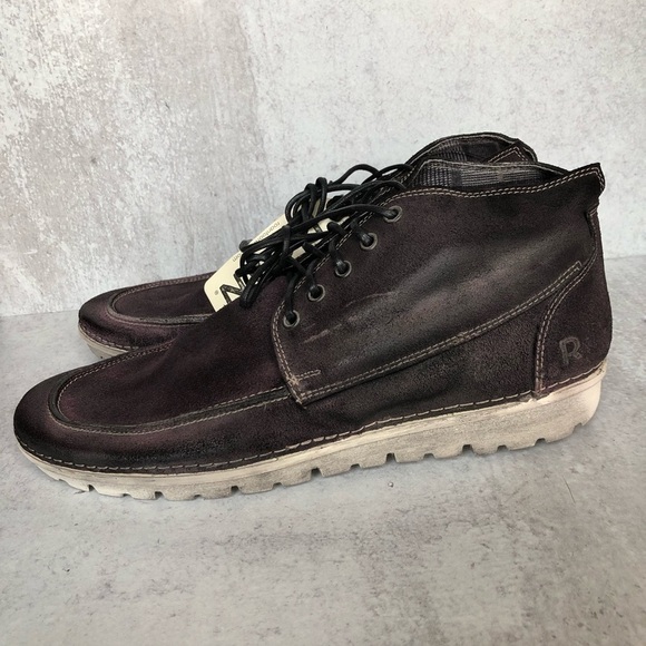 Roan By BedStu Black Oiled Suede Leather Handfinished Shoes Tobias 11.5 NIB